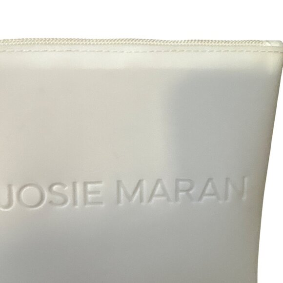 Josie Maran White Zipper Pouch Bag - Picture 2 of 4
